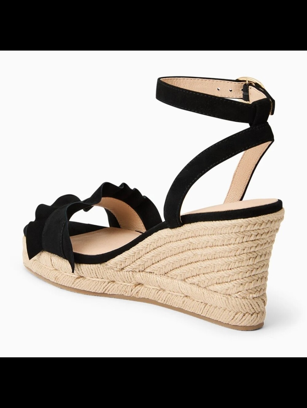Jack Rogers Rozette Ruffle Wedge - Picture 9 of 12